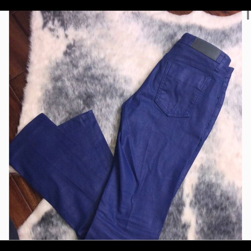 Victoria Beckham Wax Purple Jeans 24